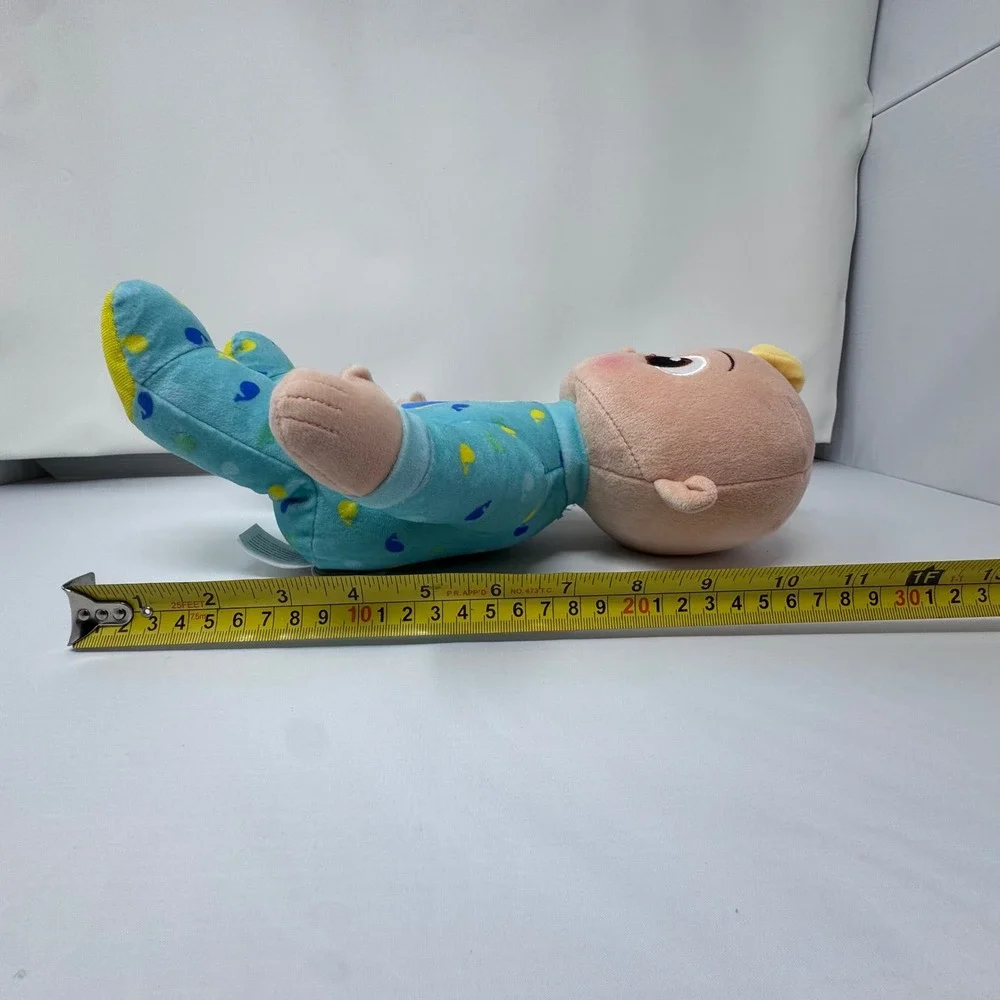 CoComelon Musical Glow Time JJ Plush Singing Doll Blue Pajamas‎ Baby Toy 10in